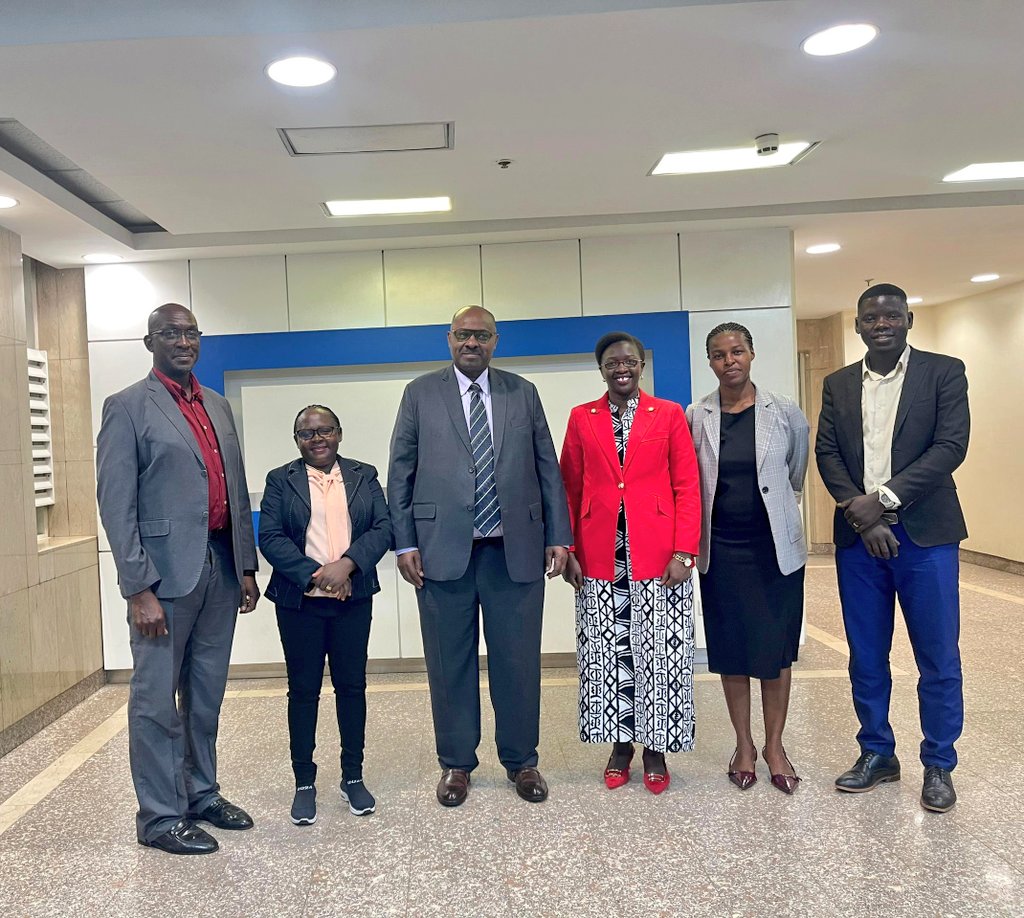 Kiara Binta Nkuranga (@unabsecpresidnt) on Twitter photo This afternoon, I had the pleasure of leading a <a href="/UNABSEC_UG/">UNABSEC</a> team to meet Mr. Ben Kumumanya, Permanent Secretary, of the <a href="/MoLGUganda/">Ministry of Local Government</a>.
We had a very constructive discussion on how we can work together to promote better construction practices, engage genuine contractors and ensure This afternoon, I had the pleasure of leading a <a href="/UNABSEC_UG/">UNABSEC</a> team to meet Mr. Ben Kumumanya, Permanent Secretary, of the <a href="/MoLGUganda/">Ministry of Local Government</a>.
We had a very constructive discussion on how we can work together to promote better construction practices, engage genuine contractors and ensure