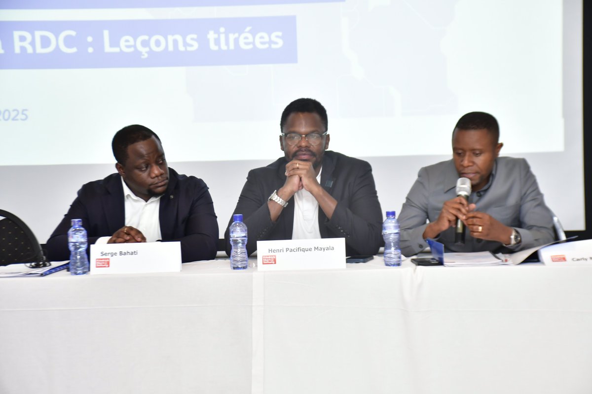 FES Peace & Security | Africa (@fes_pscc) on Twitter photo Eastern #DRC has attracted military intervention by many actors - each w/ their own motives for deploying troops. Experts from (ex)TCCs in #SADC & #EAC, Congolese CSOs & MPs exchanged on perspectives on the conflict & its management in #Kinshasa, hosted by <a href="/ebuteli/">Ebuteli</a> & <a href="/FES_PSCC/">FES Peace & Security | Africa</a> Eastern #DRC has attracted military intervention by many actors - each w/ their own motives for deploying troops. Experts from (ex)TCCs in #SADC & #EAC, Congolese CSOs & MPs exchanged on perspectives on the conflict & its management in #Kinshasa, hosted by <a href="/ebuteli/">Ebuteli</a> & <a href="/FES_PSCC/">FES Peace & Security | Africa</a>