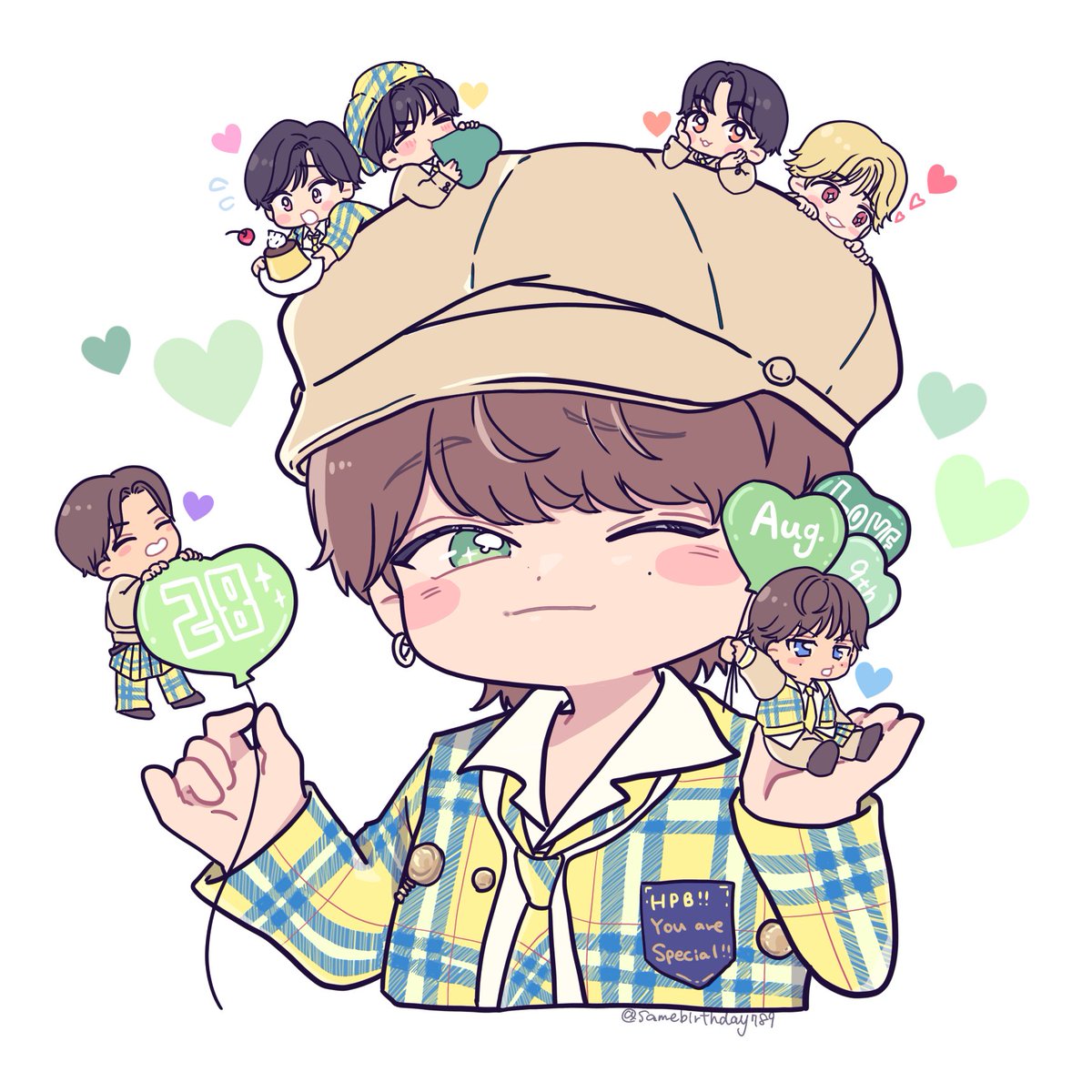 大橋くんお誕生日おめでとう🍮💚
宇宙で1番だいすきだよ！
大橋くんのおかげで毎日幸せ！いつもありがとう…！
すてきな1年になりますように💫
#大橋和也誕生祭2025