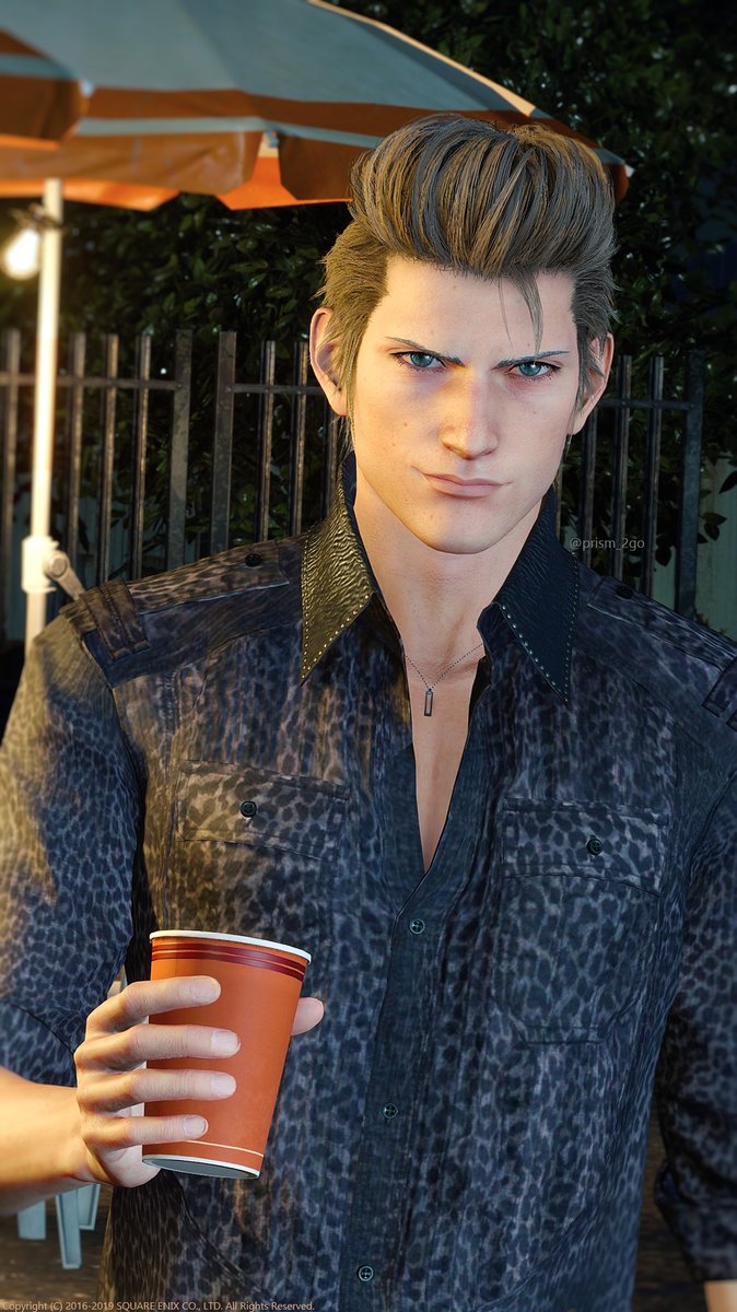 ニヤリ顔はポンパだとさらにキマる👍
#FF15 #IgnisScientia #イグニス