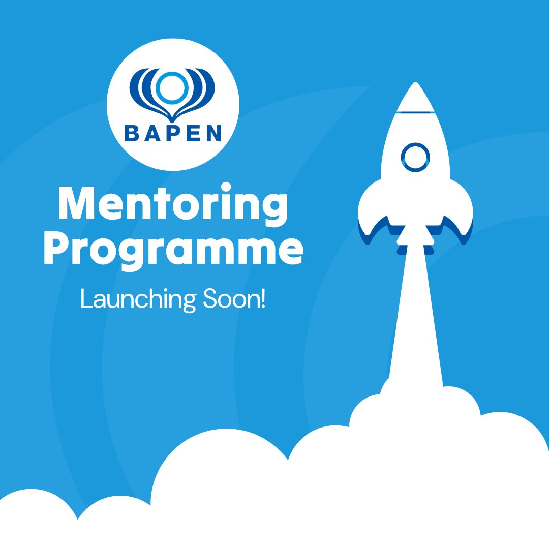 BAPEN UK (@bapenuk) on Twitter photo BAPEN is proud to launch a Mentoring Programme for members – supporting personal & professional growth through shared experience.
Whether you're a mentor or mentee, this is a chance to connect, learn & grow together.
📧 Want to learn more? Please email bapen@bapen.org.uk BAPEN is proud to launch a Mentoring Programme for members – supporting personal & professional growth through shared experience.
Whether you're a mentor or mentee, this is a chance to connect, learn & grow together.
📧 Want to learn more? Please email bapen@bapen.org.uk