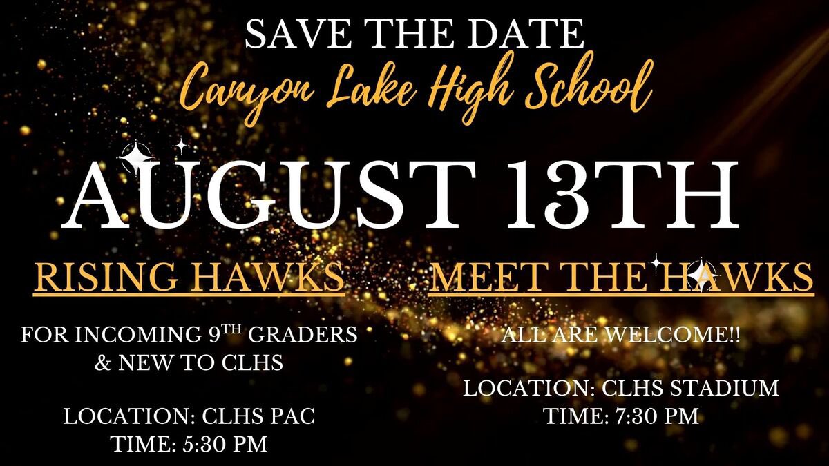 See you there!

#HawkNation