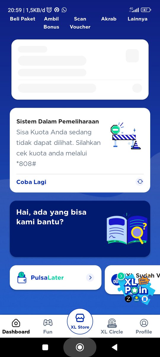 Daniel_return's tweet image. Selain rekening diblokir PPATK, kuota internet pun tidak mau kalah, terimakasih @myXL 🙏

Jumat Malam, Dipake 2-3x capek makan Mie Gacoan bersama Animasi Jumbo dari Lampung