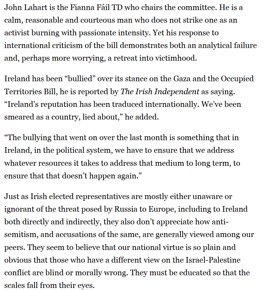 danobrien20's tweet photo. Ireland's political class is getting dangerously out of touch with political and international realities. Now that they face consequences for this, some retreat into victimhood and accusations against others who take different positions. This is what happens when luxury values triumph over vital interests. 
Today's column
https://t.co/CklhHcr5Eq
