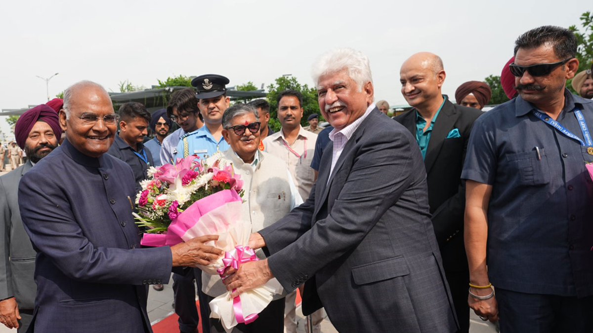 Plaksha University (@plakshauniv) on Twitter photo We are honoured to have Shri Ram Nath Kovind, 14th President of India, formally inaugurate the Bharti Academic Building.
<a href="/ramnathkovind/">Ram Nath Kovind</a> We are honoured to have Shri Ram Nath Kovind, 14th President of India, formally inaugurate the Bharti Academic Building.
<a href="/ramnathkovind/">Ram Nath Kovind</a>