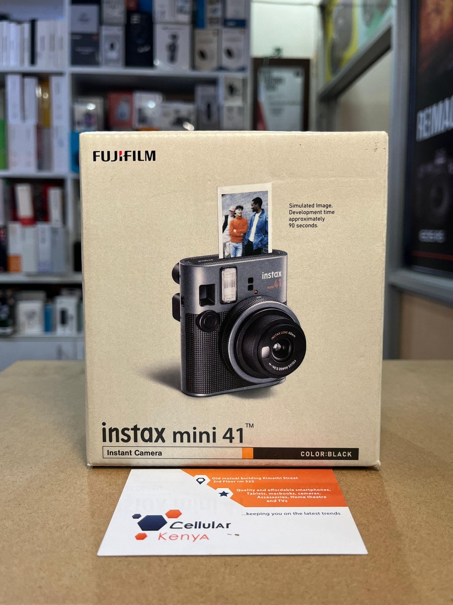 CellularKenya's tweet image. FUJIFILM INSTAX MINI 41 Instant Film Camera @ksh22000
>0711516475
>cellularkenya.co.ke
Key Features
60mm Lens with Selfie Mirror
Automatic Exposure and Automatic Flash
Mwihoko
AMREF
Phoebe Asiyo
James Orengo
#DevolutionAt13
Universal Health Coverage