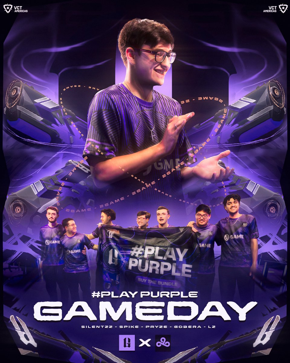Hoje é dia.
#PlayPurple 

<a href="/2GAMEgg/">2GAME Esports</a>