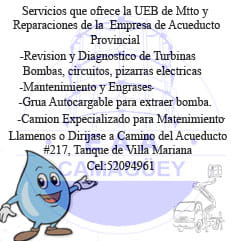 EMPRESA DE ACUEDUCTO Y ALCANTARILLADO CAMAGUEY. (@eaacmg) on Twitter photo 