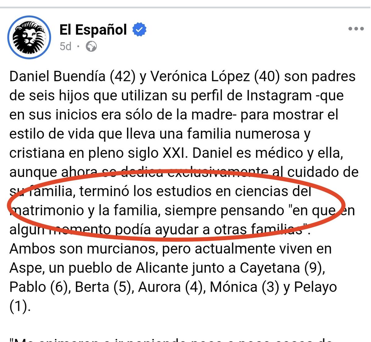 "ciencias del matrimonio y la família"?????