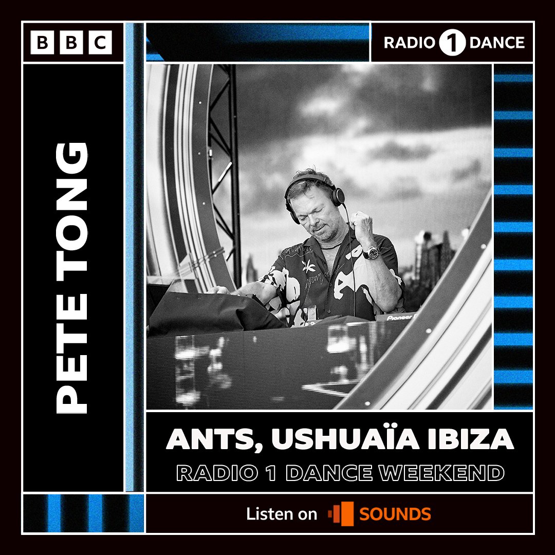 Pete Tong mbe (@petetong) on Twitter photo Tonight 10 PM on <a href="/BBCR1/">BBC Radio 1</a> #R1Dance it’s my live set from last Saturday at <a href="/UNITEDANTS/">UNITED ANTS</a> <a href="/ushuaiaibiza/">Ushuaïa Ibiza Official</a> + new music from <a href="/JulianFijma/">Julian Fijma</a> #LPRhythm <a href="/SofiaKourtesis/">Sofia Kourtesis</a> #Lightleak #Fcukers #AlexanderDelanois <a href="/djcarlbee/">Carl Bee</a> + more… Tonight 10 PM on <a href="/BBCR1/">BBC Radio 1</a> #R1Dance it’s my live set from last Saturday at <a href="/UNITEDANTS/">UNITED ANTS</a> <a href="/ushuaiaibiza/">Ushuaïa Ibiza Official</a> + new music from <a href="/JulianFijma/">Julian Fijma</a> #LPRhythm <a href="/SofiaKourtesis/">Sofia Kourtesis</a> #Lightleak #Fcukers #AlexanderDelanois <a href="/djcarlbee/">Carl Bee</a> + more…