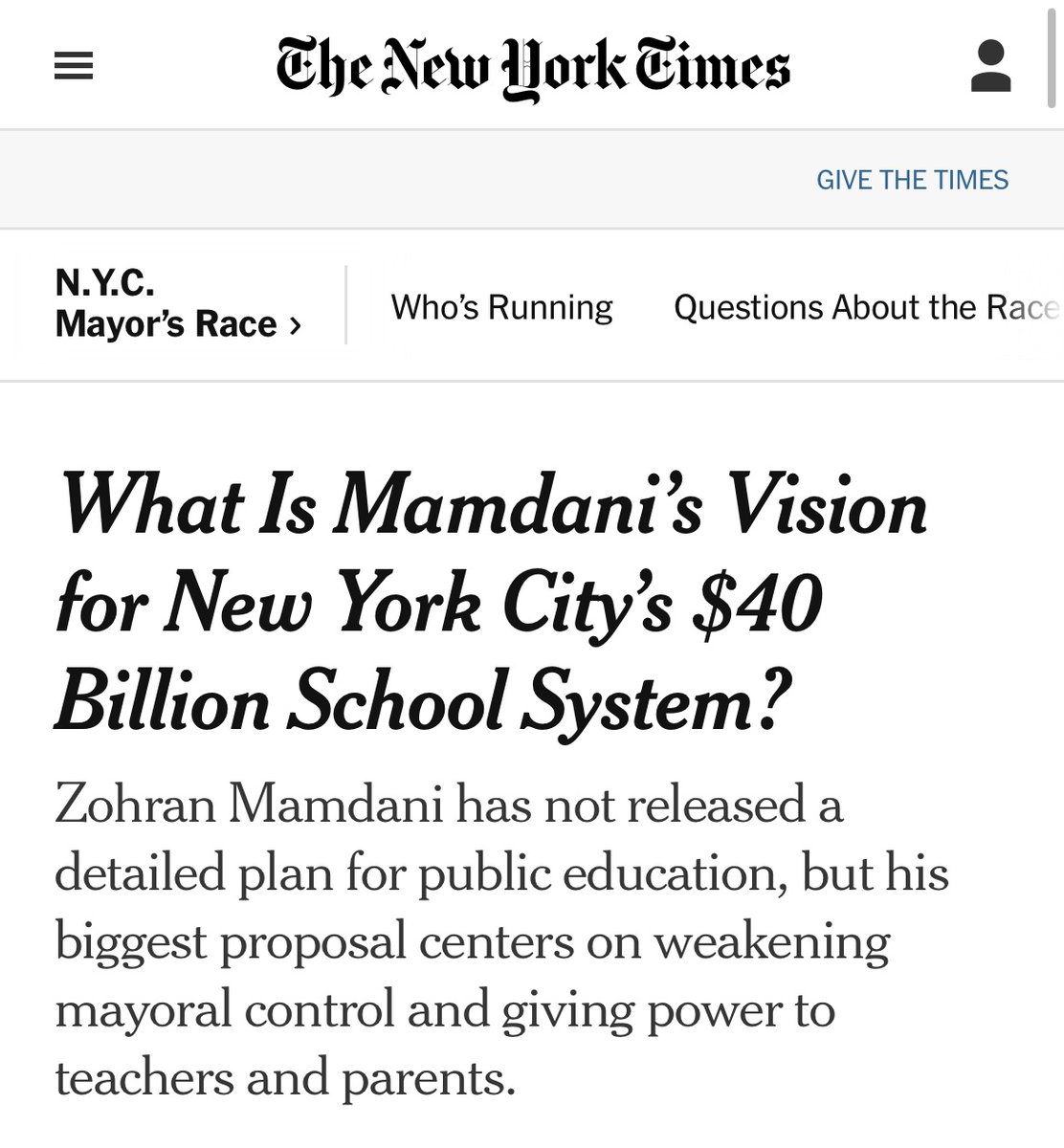 Batul Hassan (@batulmh) on Twitter photo Somehow this NYT piece “dissecting” <a href="/ZohranKMamdani/">Zohran Kwame Mamdani</a> ‘s schools agenda completely erased the campaign’s detailed plan for green, healthy schools, which can be easily accessed and read in full on the campaign site: docs.google.com/document/d/1EE… Somehow this NYT piece “dissecting” <a href="/ZohranKMamdani/">Zohran Kwame Mamdani</a> ‘s schools agenda completely erased the campaign’s detailed plan for green, healthy schools, which can be easily accessed and read in full on the campaign site: docs.google.com/document/d/1EE…