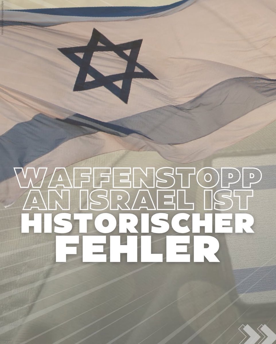 📣 Waffenstopp an Israel – ein historischer Fehler!

Die Entscheidung der Bundesregierung, die Waffenlieferungen an Israel auszusetzen, ist für uns als Junge Union Hessen völlig unverständlich – und ein gefährlicher Bruch mit einem der engsten Partner Deutschlands.