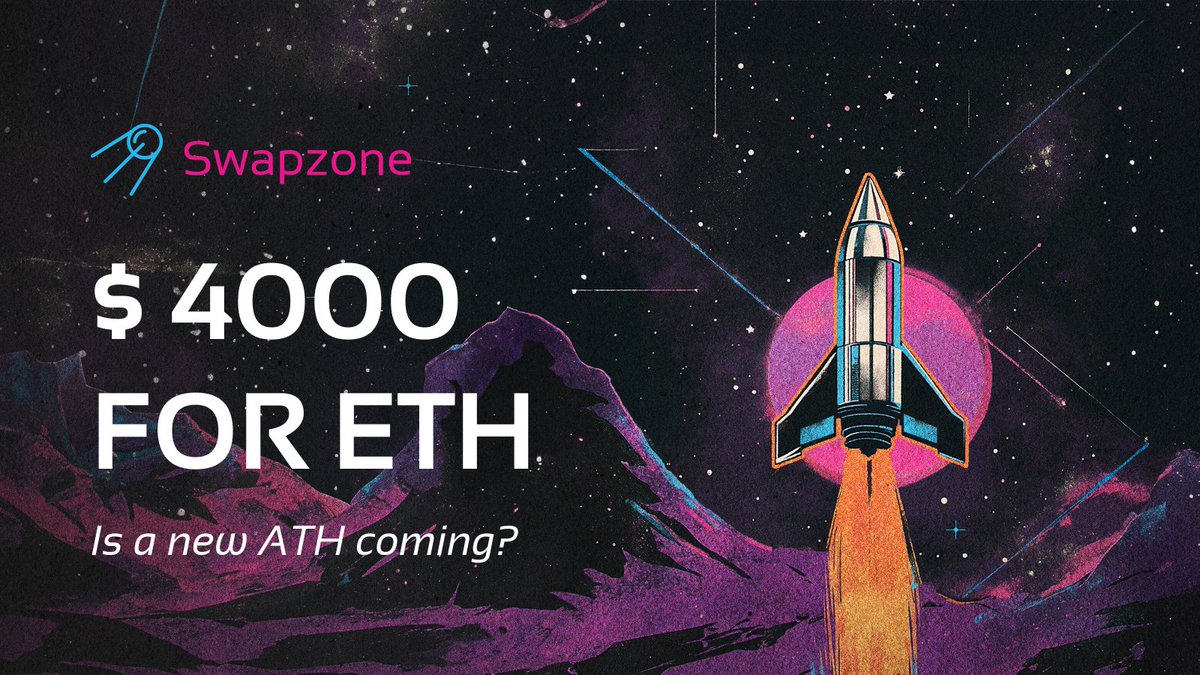 🚀 Ethereum nears $4000!

Is a new ATH coming?

Big move for the market and a major flex for DeFi &amp; NFTs. 🔥

Who’s ready for the next step?

#Ethereum #ETH #CryptoNews