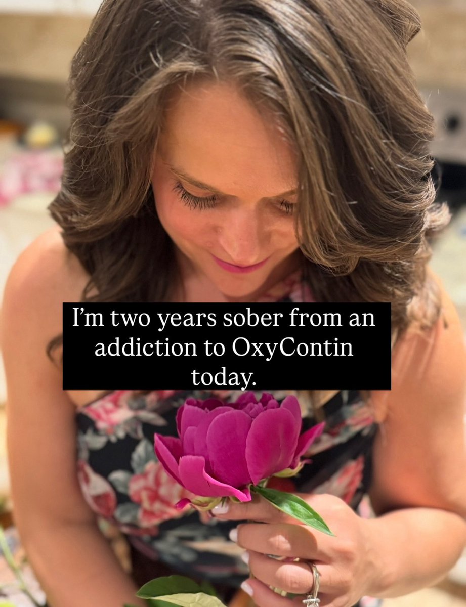 I’m 2 years sober from Oxy today. 5 yrs sober from alcohol so this second struggle was hard. But my recovery helped me get and stay sober and second time. #RecoveryPosse