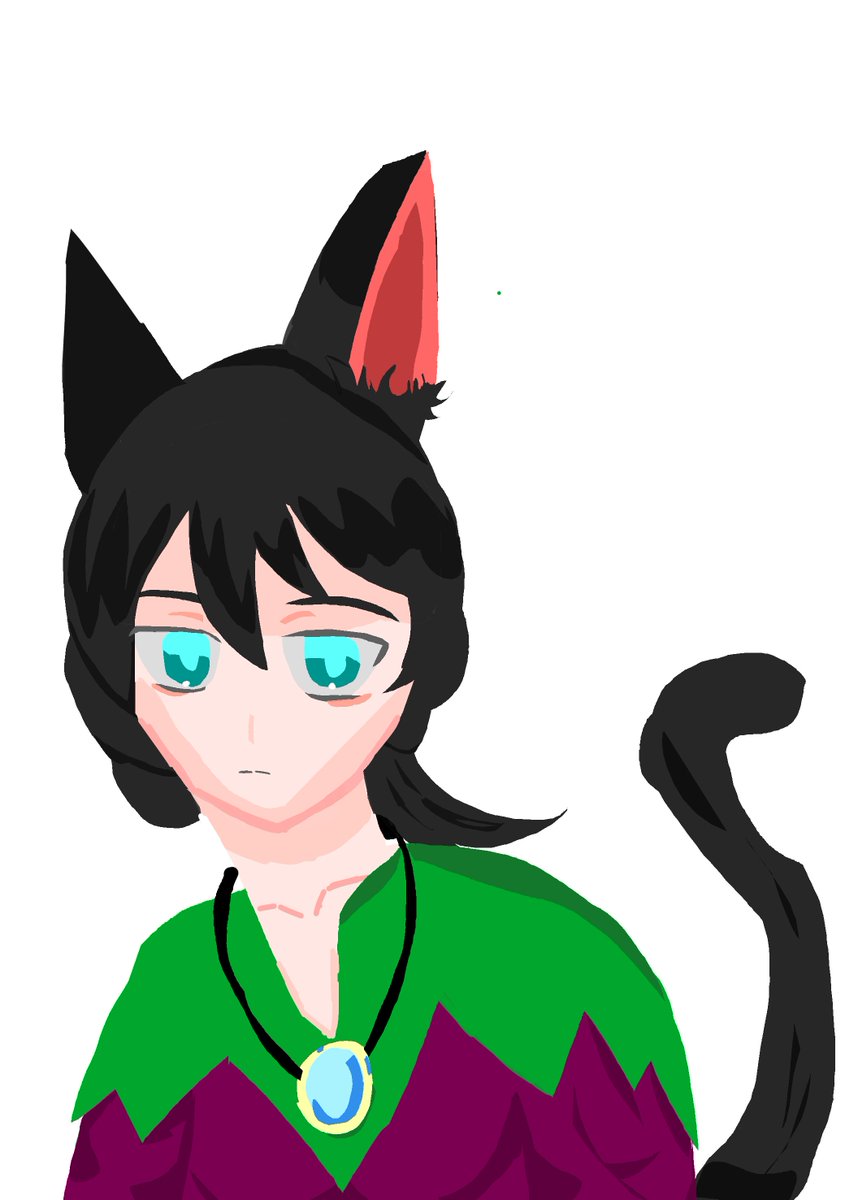 #자캐 고양이의 날이라 급히 올리는..