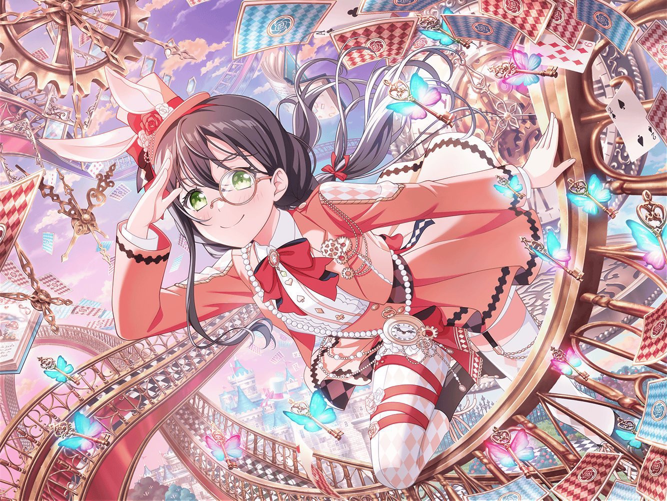 バンドリ 花園たえ イラストカード バンドリ 花園たえ イラスト
