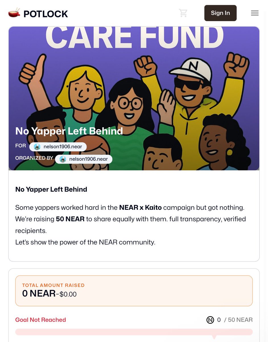 _kuti_Nelson's tweet image. Some yappers gave their all in the NEAR x Kaito campaign… but got nothing.🥲
I believe we can change that. 💚
So here’s what I did:
♦︎Set up the Yapper Care Fund on @potlock_
♦︎Created a new near wallet:
&lt;yappersupport.near&gt;
♦︎will be picking 5 yappers to each…