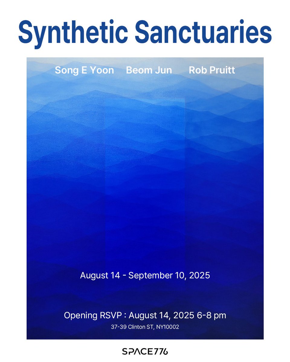 ‘Synthetic Sanctuaries' Exhibition Opening Reception RSVP wix.to/gHjyK7L
lu.ma/ivp0uv60?