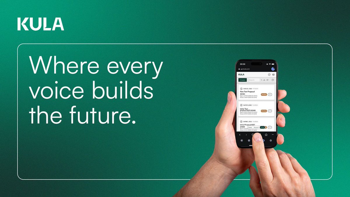 KULA (@kula_dao) on Twitter photo Kula's model gives every stakeholder a voice.
From token holders to local operators, governance is shared, not siloed.
This is shared prosperity in action. Learn how we have built the new standard of impact investing. ⤵️ 
kula.com Kula's model gives every stakeholder a voice.
From token holders to local operators, governance is shared, not siloed.
This is shared prosperity in action. Learn how we have built the new standard of impact investing. ⤵️ 
kula.com