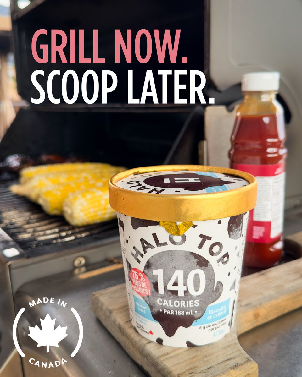 Grill’s hot. Pints are cold.
Less sugar, less fat, fewer calories, and 75% more cookies.
Too hot to wait? Scoop now, and thank us later.
#HaloTop #IndulgenceReimagined #BBQSeason #ColdPint