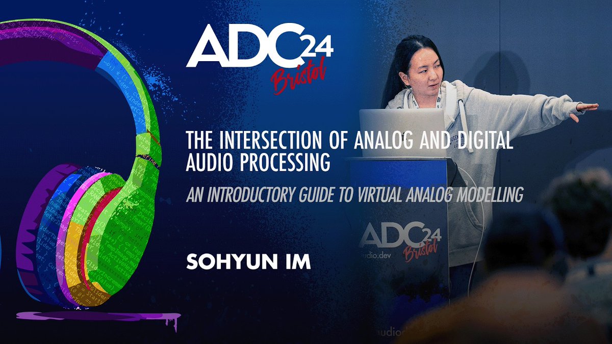 We have just released a new ADC Conference Video! 

Introductory Guide to Virtual Analog Modelling: Intersection of Analog and Digital Audio Processing

youtube.com/watch?v=ds0DnR…

#Analogmodelling #Coding #Programming #audiodevcon
