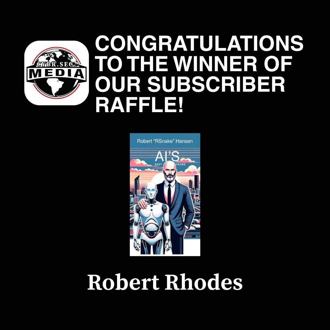 CYBRSECMedia's tweet image. Want your own copy? We’re giving away 1 more - subscribe to the #CYBRSECMedia newsletter for your chance to win!

cybrsecmedia.com/#/portal/signup

#HOUSECCON #LearnandDefend #Cybersecurity #Giveaway #AIsBestFriend