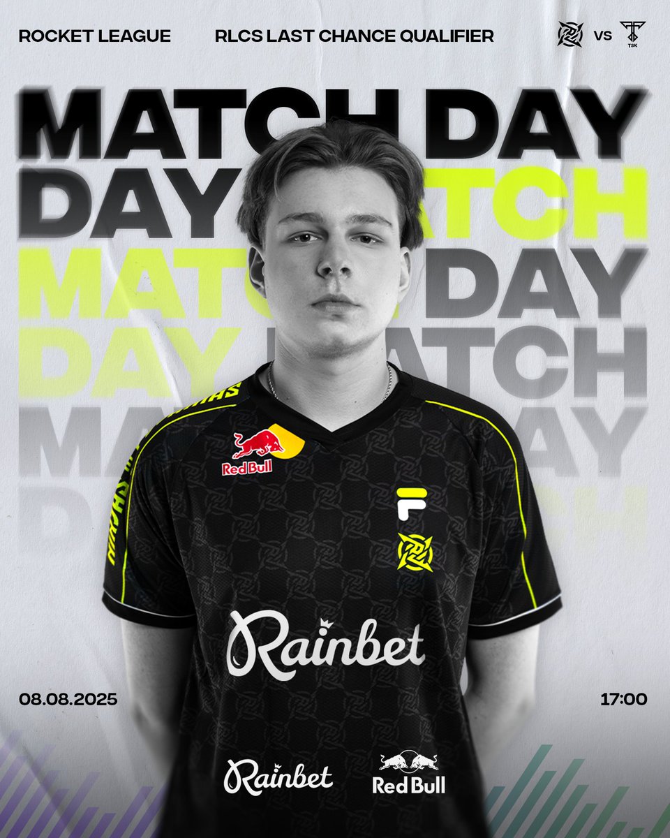 It's RLCS LCQ Group Stage time! 🏎️

🆚 <a href="/TSKOfficiel/">Team TSK</a> – 17:00 CEST

Time to lock in! #GONINJAS