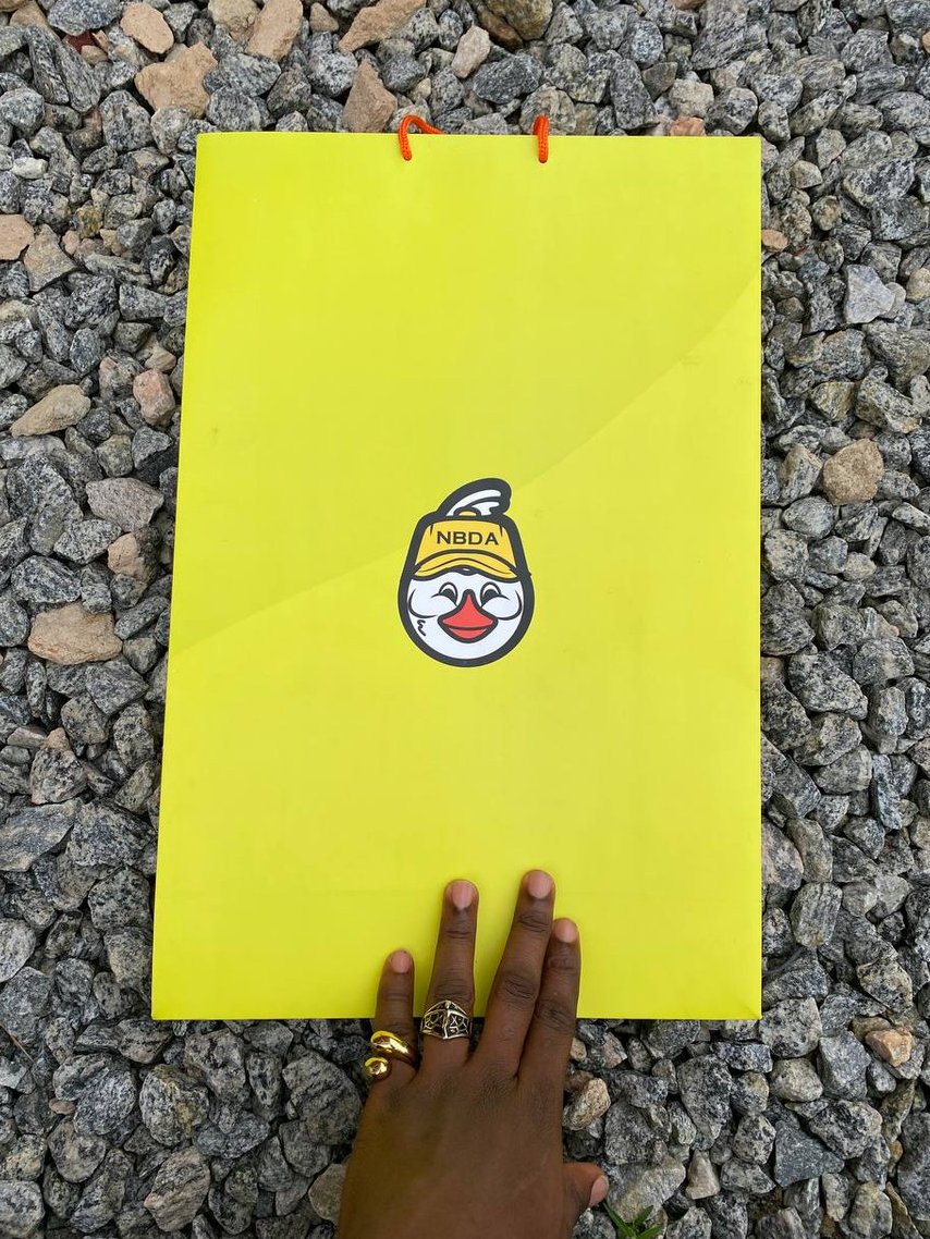 adelanaaaaaaaa's tweet photo. Paper Bag Print productions for one of the sickest collaborations outta Africa NBDA x Quacktails 👟x🦢
by @Lanagraph https://t.co/9C7GrEAEdO