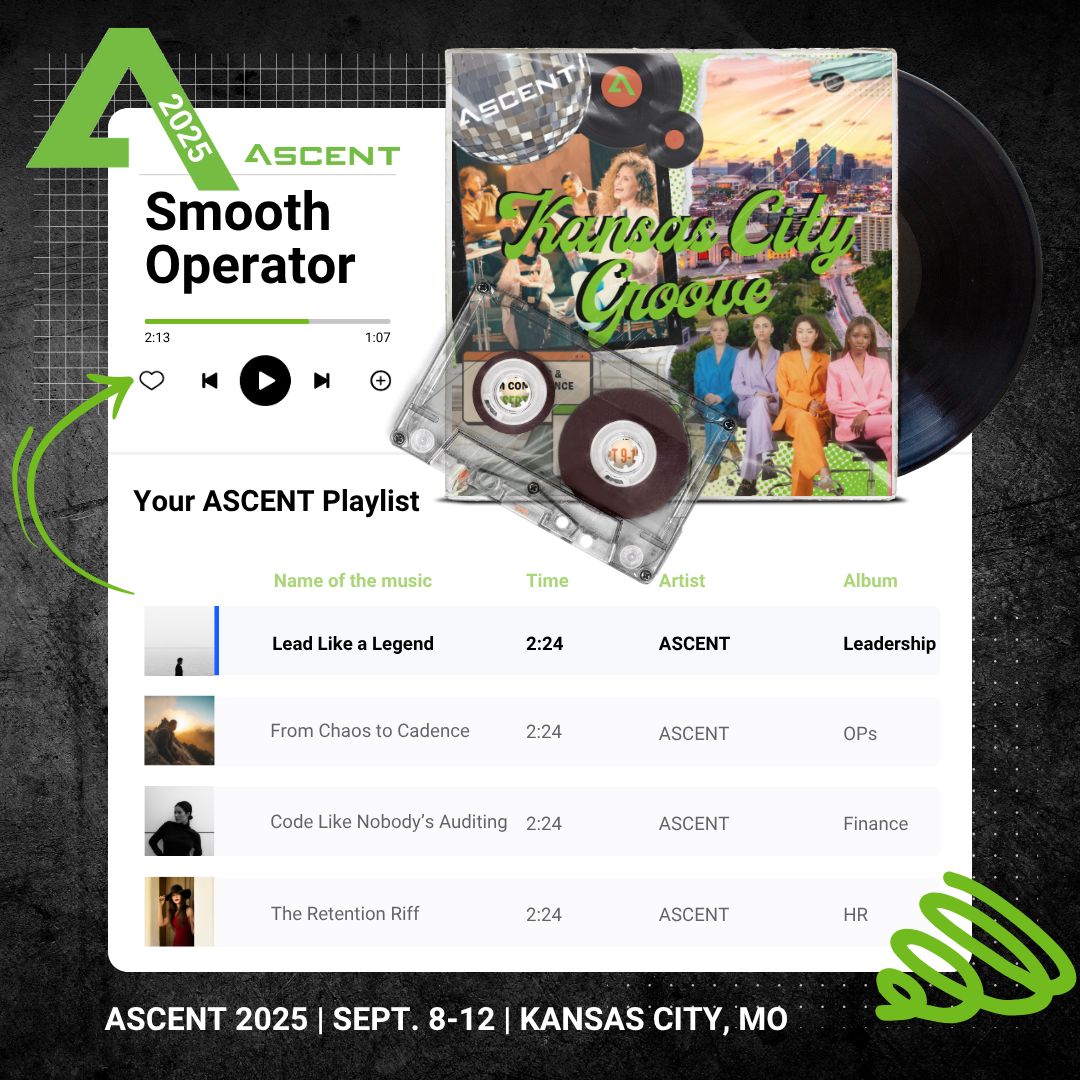 ASCENT 2025 is bringing the heat to Kansas City this September! Whether you're a strategy pro, coding wizard, or ops guru, our 7-track lineup is packed with sessions that hit every note in ENT practice management.

🎧 Learn more &amp; press play: askascent.com/ASCENT_2025