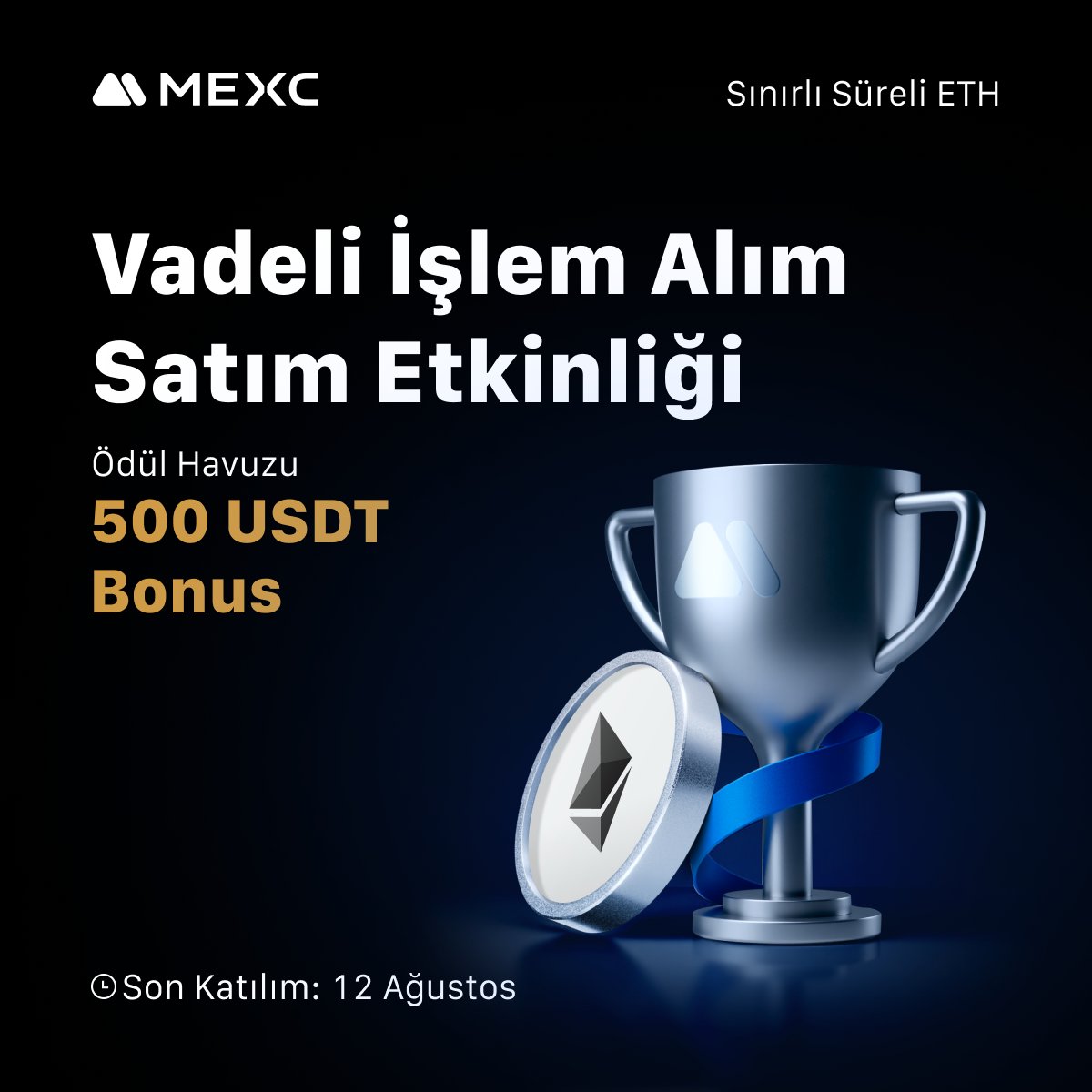 🎉 $ETH 4.000$ ile 2025 rekorunu kırdı!🔥

😎 Bu anı 500 $USDT ödül havuzuyla, en değer verdiklerimizle,  yani MEXC Ailemizle birlikte kutlamak istiyoruz!💙

🏆 500 $USDT'den payınızı kazanan 20 kişiden biri olmak için;

🌿 Takip edin; <a href="/MEXC_TR/">MEXC_TR</a>
🌿 Bu gönderiyi beğenerek RT yapın