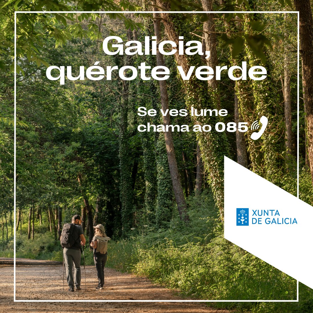 👀 Se ves lume ou risco de incendio...

📞 Chama ao 085