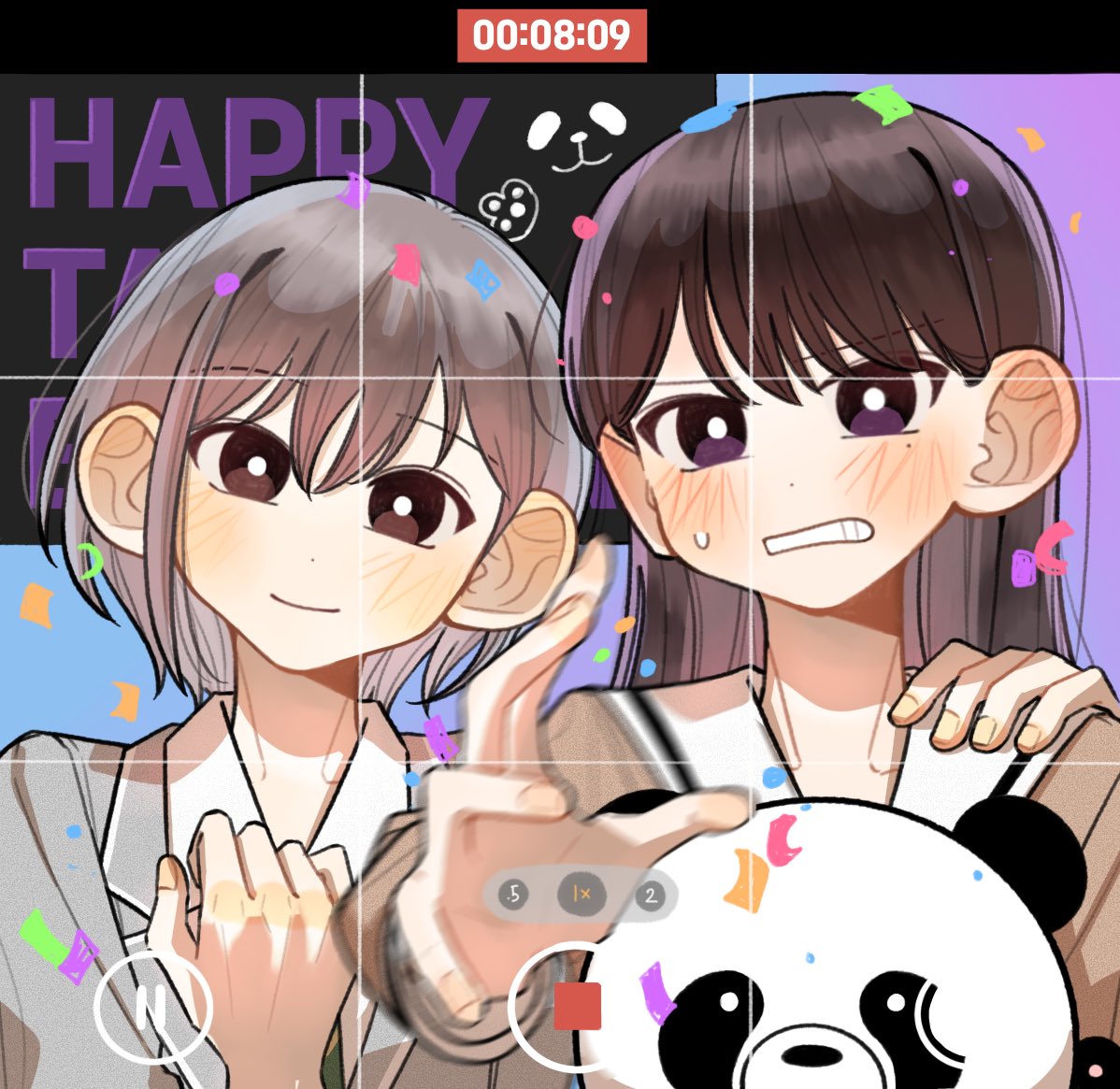 #椎名立希生誕祭2025
 #希曲灯词酒一杯
타키토모 생일이벤트 참여했습니다~
내 아기드러머야 생일 축하한단다