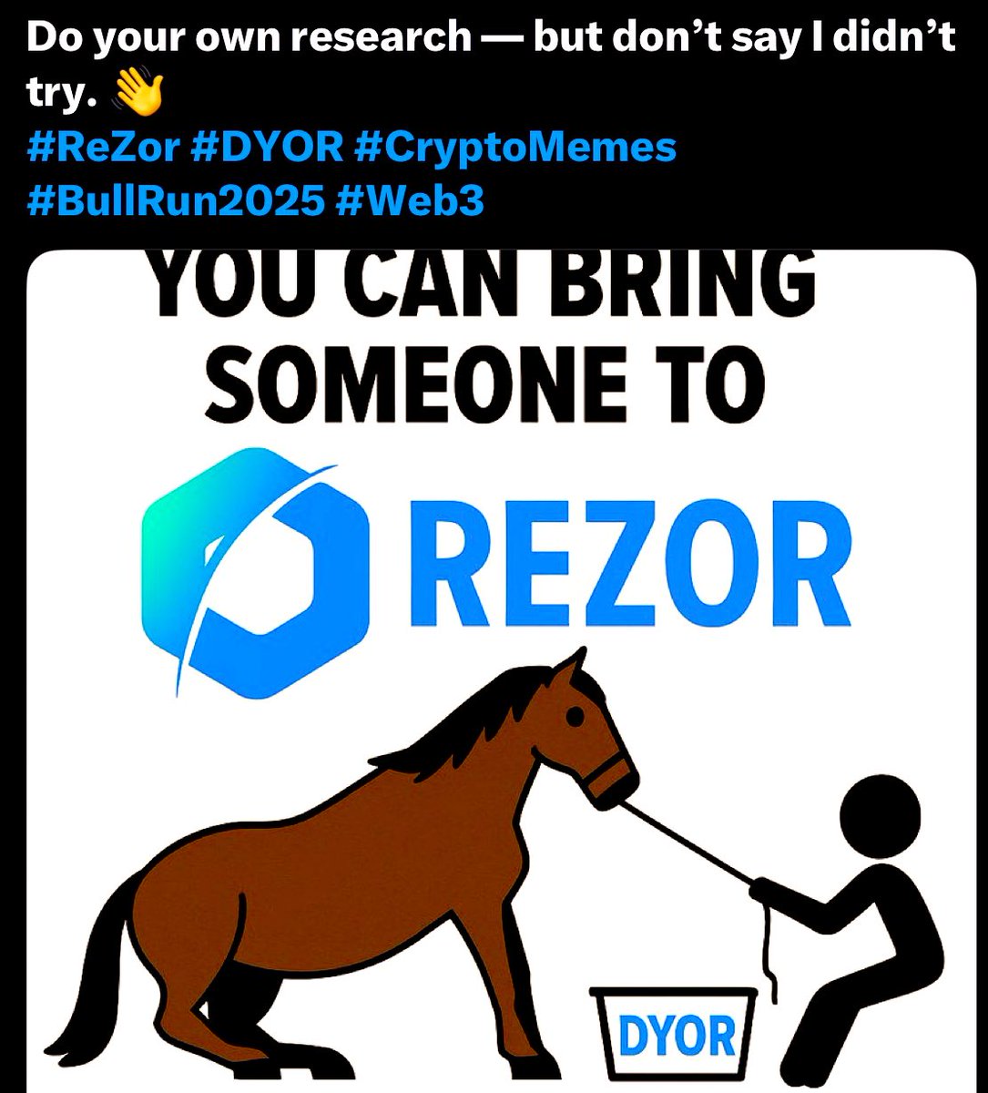DYOR THEN BUY AND HOLD REZOR $RZR