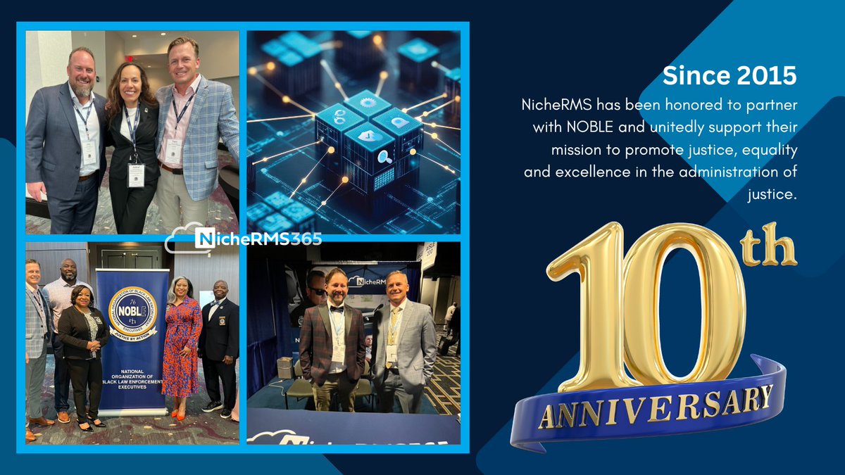 Niche Technology Inc. (@nicherms) on Twitter photo Cheers to our 10 years <a href="/noblenatl/">NOBLE National Headquarters</a> and #NicheRMS! It's conference time and we are looking forward to some great conversations, learning and of course lots of smiles! #police #lawenforcement #partnership #Noble49 Cheers to our 10 years <a href="/noblenatl/">NOBLE National Headquarters</a> and #NicheRMS! It's conference time and we are looking forward to some great conversations, learning and of course lots of smiles! #police #lawenforcement #partnership #Noble49