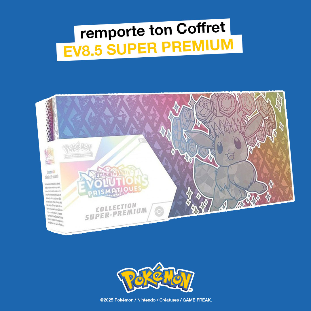 celio be normal (@celio) on Twitter photo 🎁 CONCOURS Pokémon 🎁
Tente de remporter un Coffret EV8.5 SUPER PREMIUM !
Pour participer :
➡️ RT & like ce post
➡️ follow <a href="/celio/">celio be normal</a>
🍀 Tirage au sort le 18/08 ! 🎁 CONCOURS Pokémon 🎁
Tente de remporter un Coffret EV8.5 SUPER PREMIUM !
Pour participer :
➡️ RT & like ce post
➡️ follow <a href="/celio/">celio be normal</a>
🍀 Tirage au sort le 18/08 !
