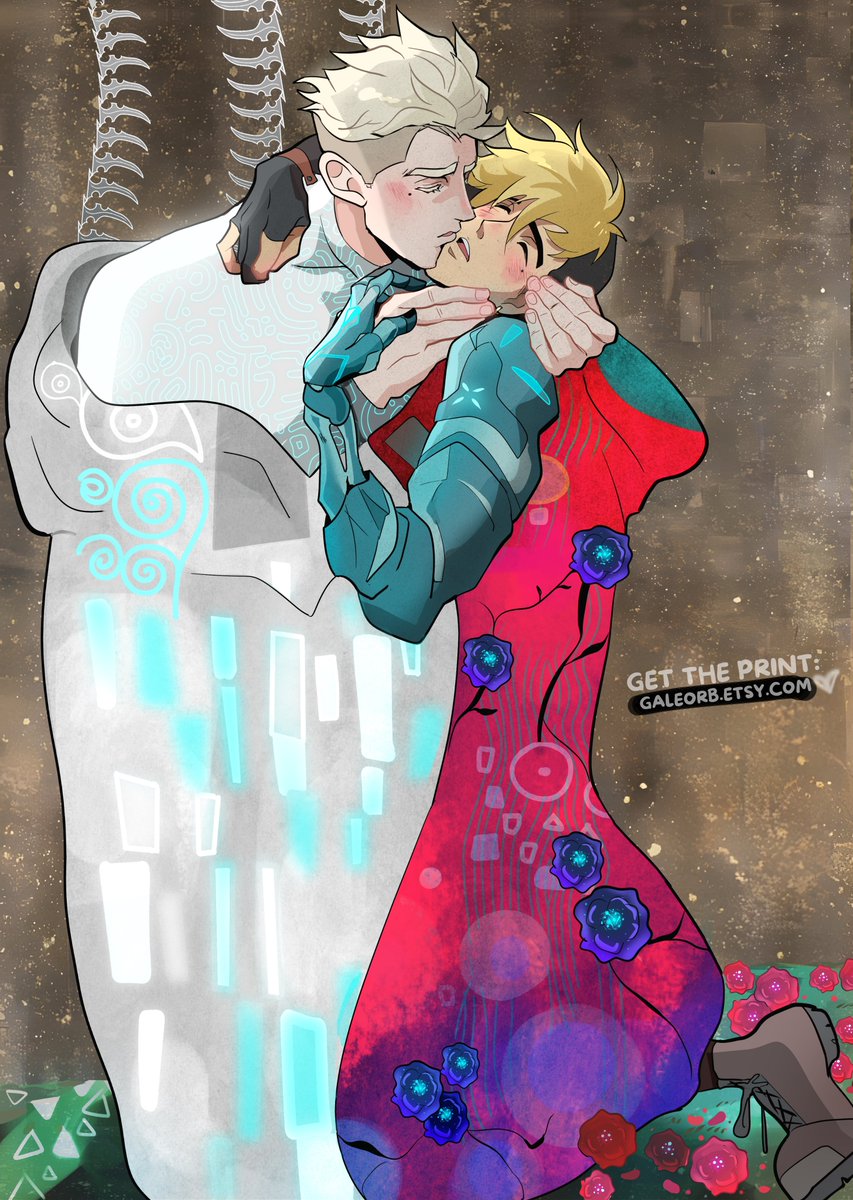 meat_tofu's tweet image. The Kiss 
#plantcest #kv