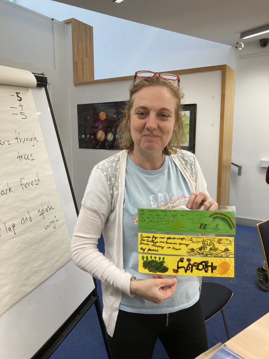 LibrariesGalway's tweet image. What a wonderful #SummerStars2025 poetry workshop with author Serena Molloy in Tuam Library last Thursday! The children each wrote a poem and then created a bookmark to showcase their poetry.
#AtYourLibrary

@happy_scribbler  @GalwayCoCo  @LibrariesIre