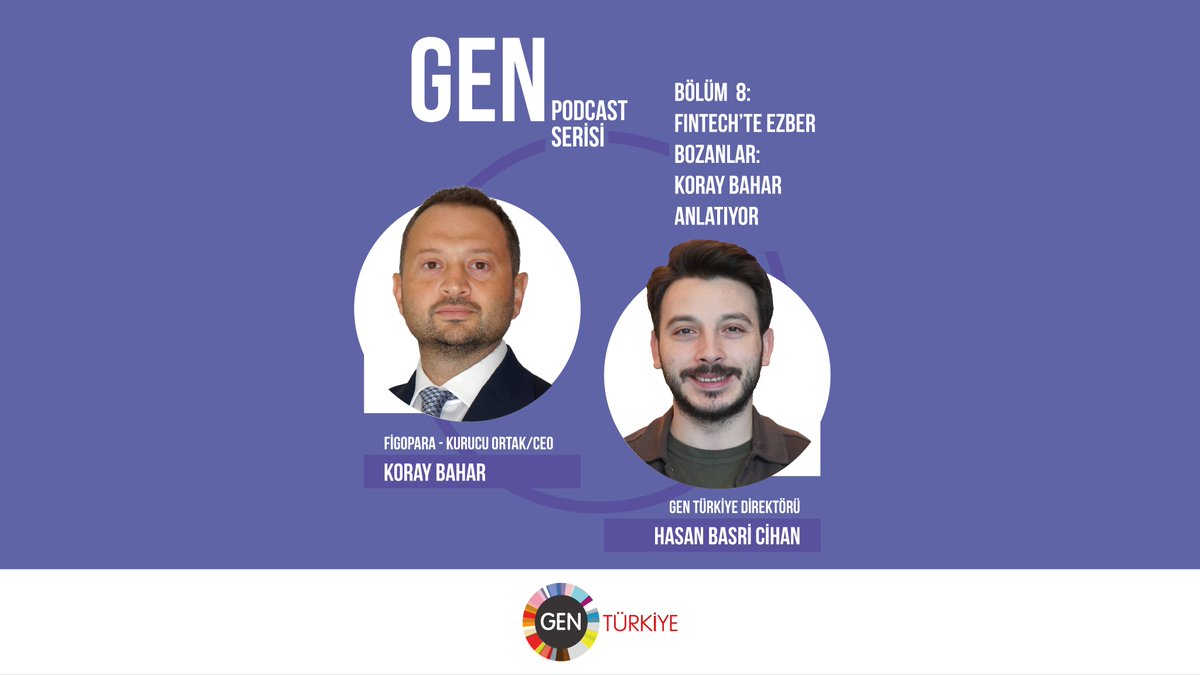 🎙️ GEN Türkiye Podcast Serisi’nin yeni bölümü yayında!

Bu bölümde konuğumuz, Figopara Kurucu Ortağı ve CEO’su Koray Bahar.

“Fintech’te Ezber Bozanlar: Koray Bahar Anlatıyor” başlıklı bu keyifli sohbette;
📌 Bir kariyerin nasıl şekillendiğini,
📌 Fintech dünyasının geleceğini,