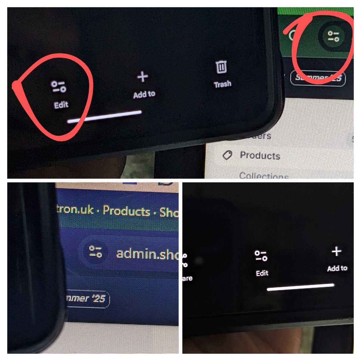 UI consistency in Google Products 2025
- Edit Button in Photo App on Google Pixel 6 Pro
- Site Info Button in Google Chrome URL Bar