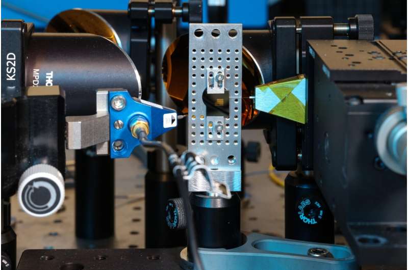 Engineers at EPFL and Harvard have finally built the long-sought bridge between light and terahertz waves—and it fits on a fingernail. Their lithium niobate chip packs microscopic “transmission lines” that let THz signals and light run side by side, swapping energy to convert