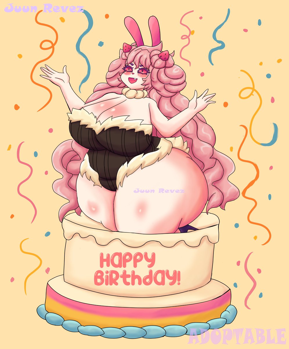 juunrevez's tweet photo. 🍰🎀 Alcremie Birthday - Poke Adopt 🎈🎊

She popped out of the cake a little late, but she's here to party~ 🎂💕 A birthday-themed Poke adopt made for my special day yesterday!

SB: $20 
Auction: https://t.co/Cz7cvhUYIC

#alcremie #Pokegirl  #adoptable #pokeadopt #cakegirl https://t.co/gbe3TWbDmU