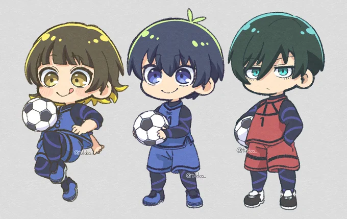 これはブルーロックのアニメを観ながら描いたらくがき