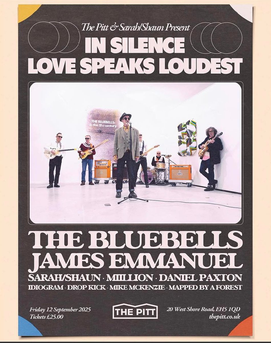 Next up for us is an acoustic duo slot supporting the legends, The Bluebells at <a href="/thepittmarket/">the pitt</a> in Edinburgh, curated by our pals, Sarah/Shaun, featuring an amazing line up of artists. 
See you on Sept 12th? 
Ticket info: linktr.ee/dropkickmusic
