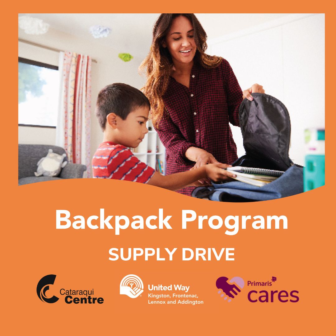 unitedwaykfla's tweet image. 🎒 The back-to-school season is almost here!
Drop extra supplies at @CataraquiCentre’s donation bin this weekend to support the United Way KFL&amp;amp;A #BackpackProgram. Help local kids start school ready to learn! 📚

More info: unitedwaykfla.ca/backpackprogram ❤️ 

#ChangeOurTomorrowToday