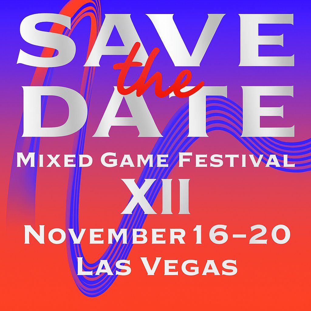 Quite a few things to still sort out behind the scenes, so the official announcement is still to come... but I just want to give our players as much time as possible to plan their trips to Las Vegas. 🛫

It gives me great pleasure to circle November 16-20 on my calendar. 😍