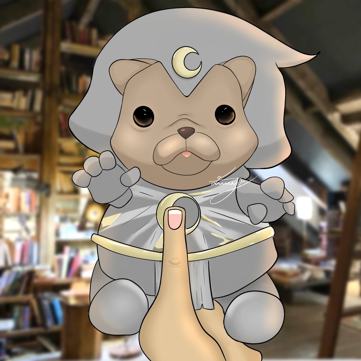 Pibble Knight #pibble #MoonKnight