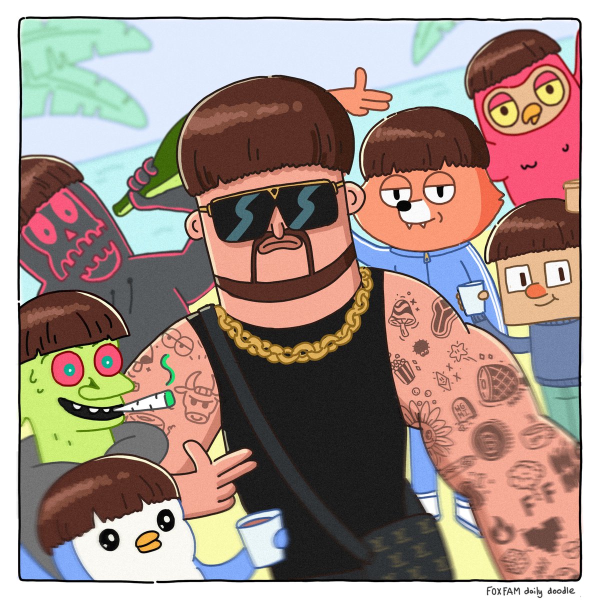 NFT Ibiza Summer. Had to run it back for Final Boss. <a href="/moonbirds/">Moonbirds</a> <a href="/osf_rekt/">OSF</a> <a href="/ChillHouseSOL/">Chill House</a> <a href="/pudgypenguins/">Pudgy Penguins</a> <a href="/nobadtrippers/">NoBadTrippers</a>