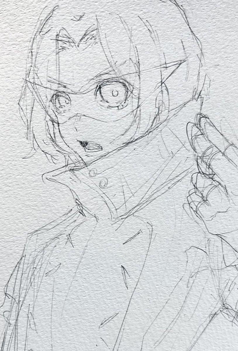このほっぺ描くの大好きすぎる