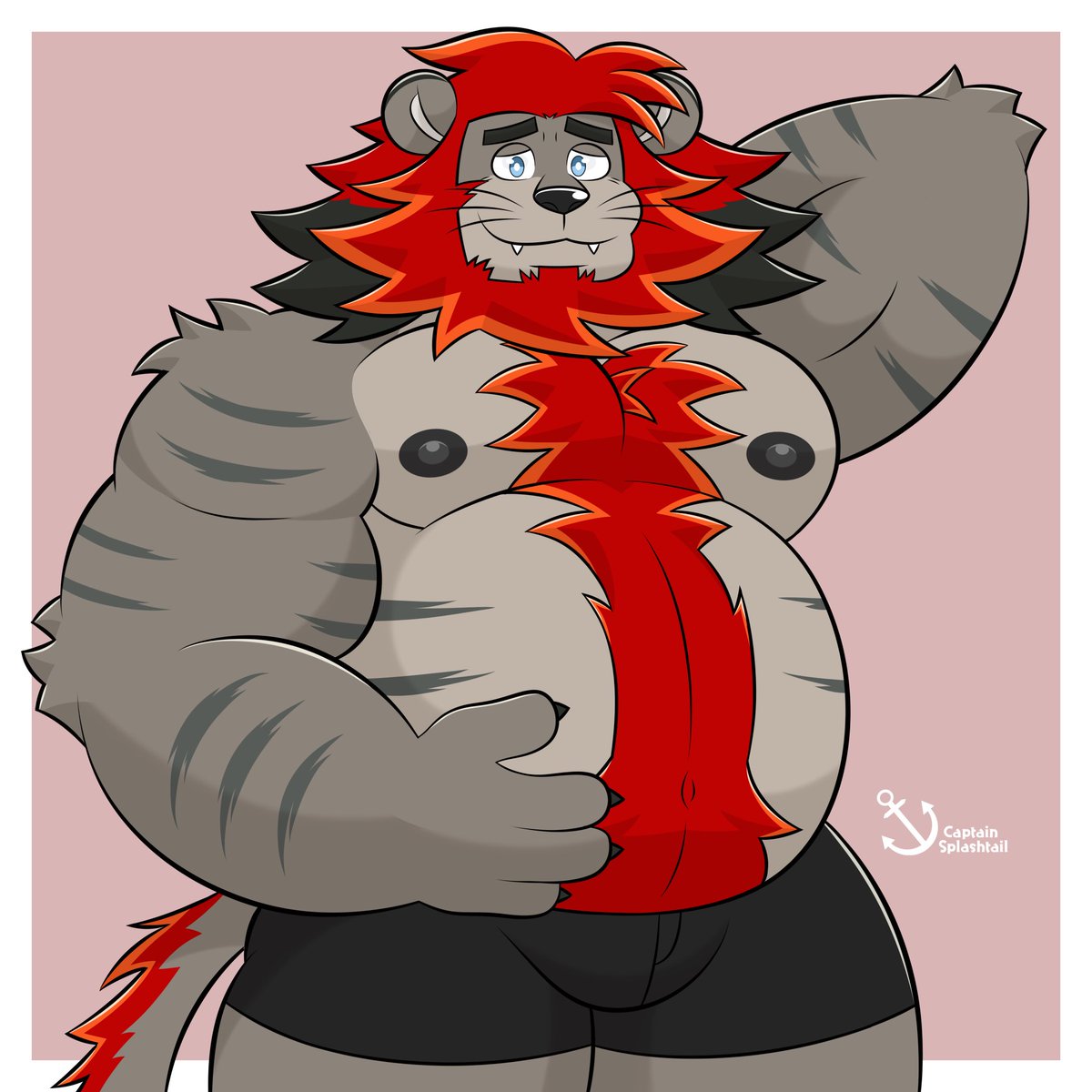 Blazing Lion!!! 🦁🔥 

Commission for <a href="/Carloslander95/">Lander</a>
