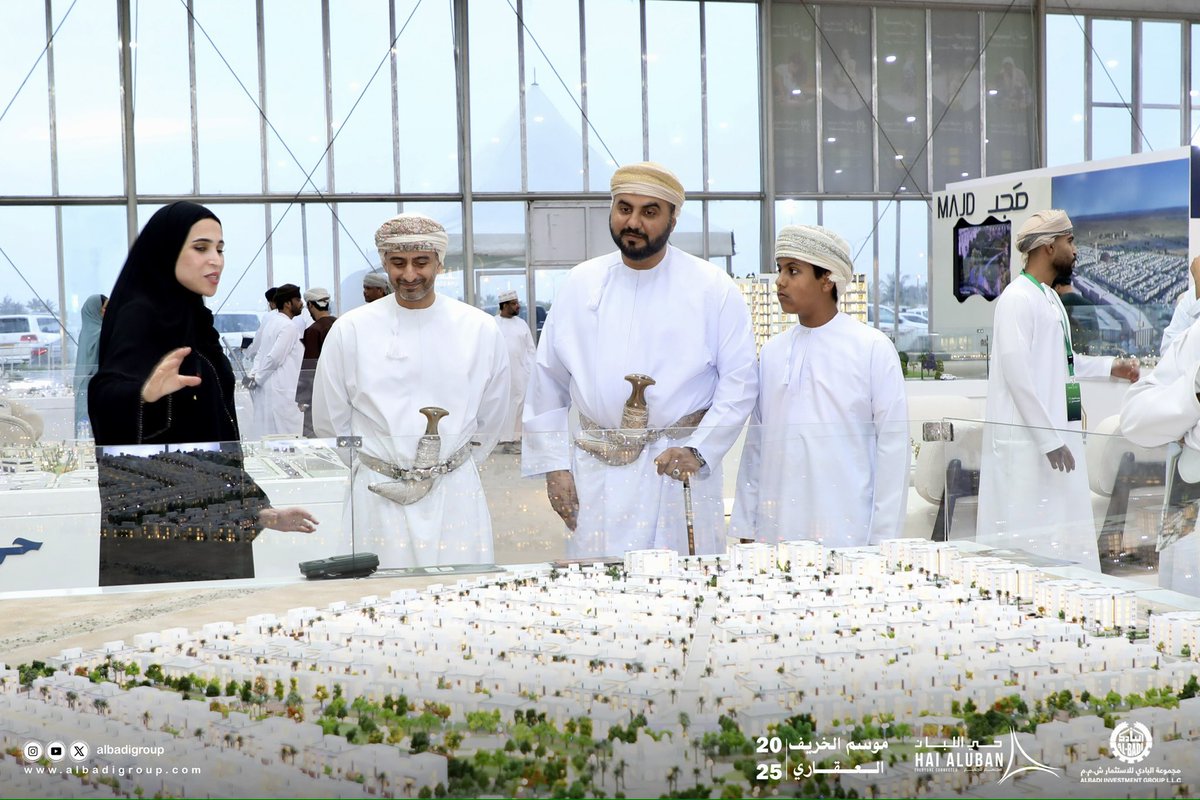 AlbadiGroup's tweet photo. 〽️يواصل مشروع حــي اللبــان مشاركته في فعاليات موسم الخريف العقاري ٢٠٢٥، والمقام في ساحة أتين بصلالة، والذي يستمر حتى 15 أغسطس 2025.
نتطلع إلى زيارتكم والتواصل معكم مباشرة لاكتشاف تفاصيل مشروع حي اللبان عن قرب، والاستفادة من العروض الحصرية طيلة فترة الموسم. https://t.co/vZDqP0gdE6